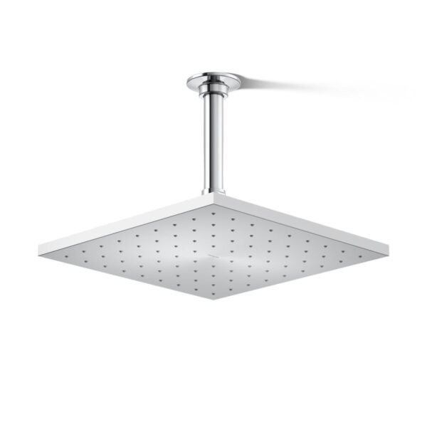 Cabezal de lluvia contemporáneo cuadrado de 10" de una sola función, 1,75 gpm