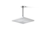 Contemporary Square 8" single-function rainhead, 1.75 gpm