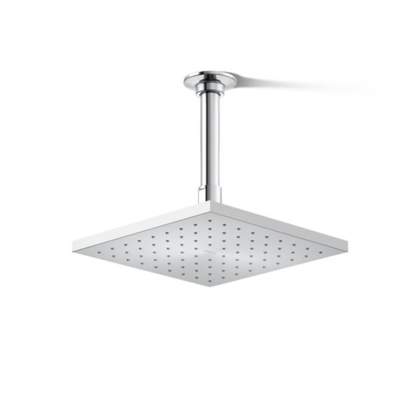 Cabezal de lluvia contemporáneo cuadrado de 8" de una sola función, 1,75 gpm